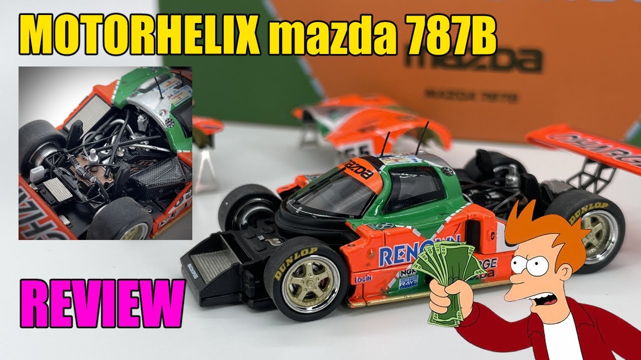 MotorHelix Mazda 787B | Stunning Detail at 1:64 Scale!