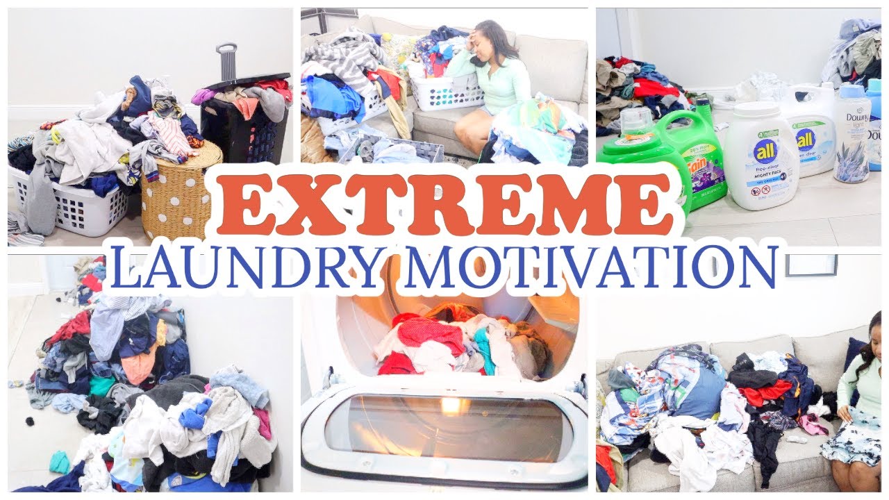 3 DAYS OF EXTREME LAUNDRY MOTIVATION | TACKLING WEEKS WORTH OF LAUNDRY | WASH DRY FOLD PUT AWAY