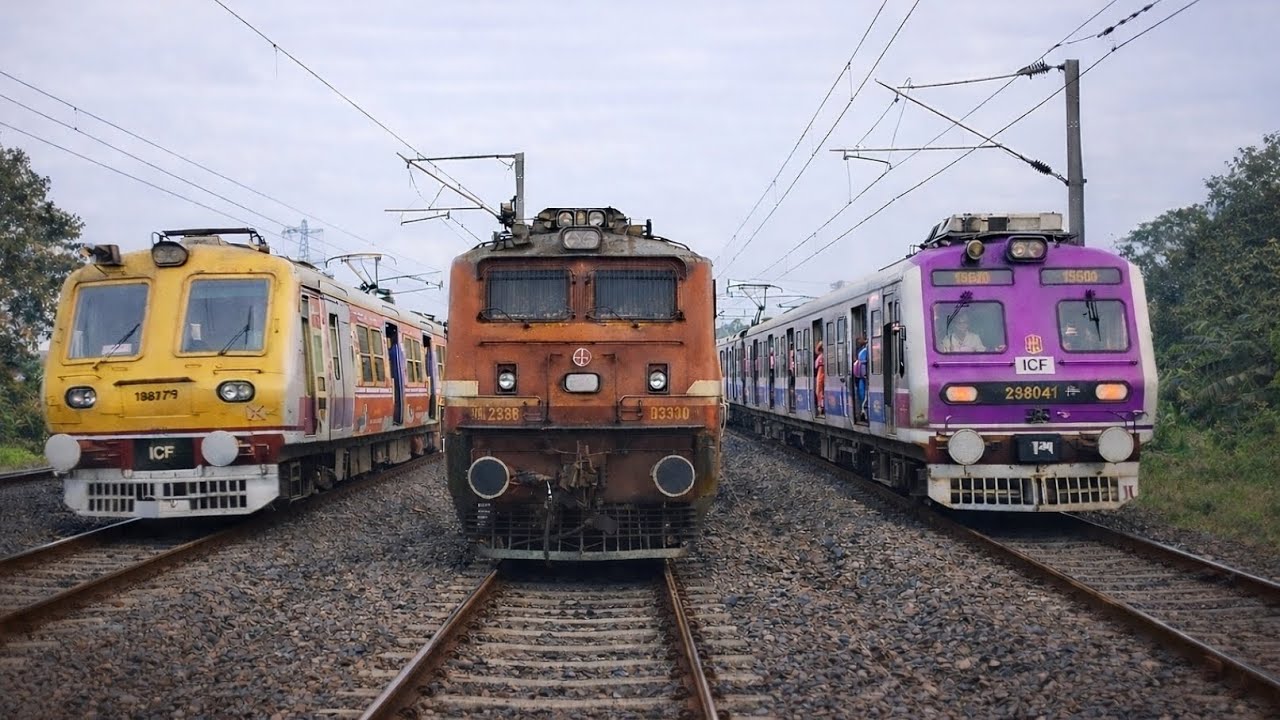 [2 Express] [4 Local Train] Malda Town Intercity Express & Vajra Local Train || Indian Railways ||