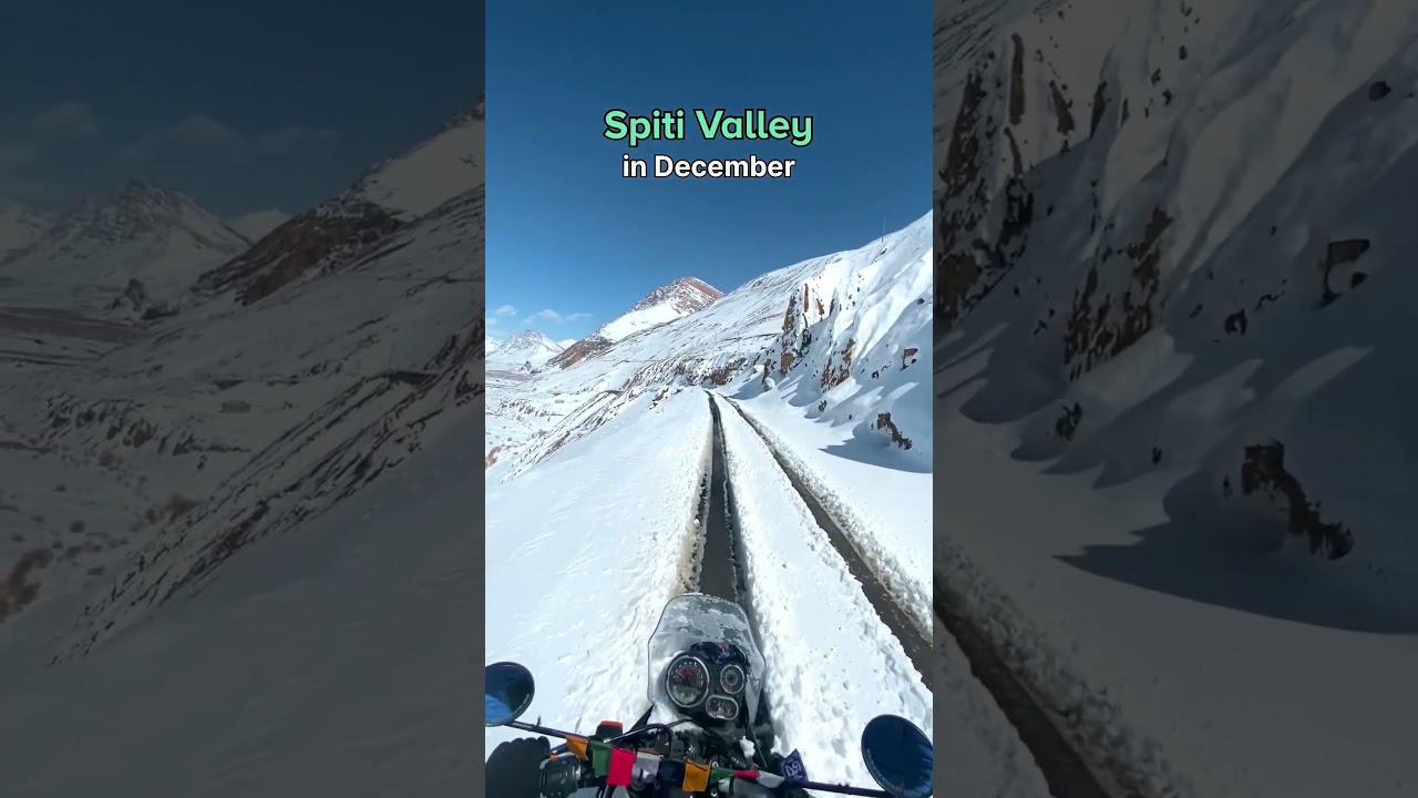 SPITI VALLEY IN DECEMBER WINTER SPITI 