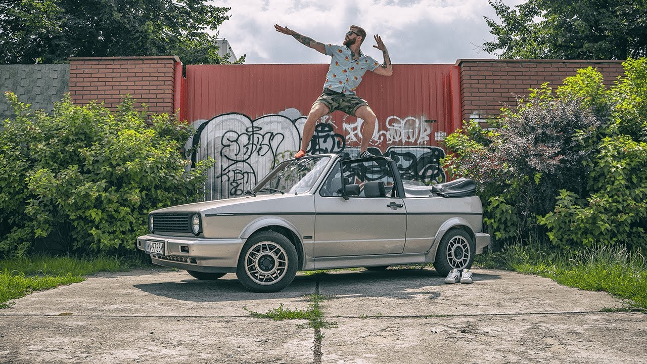 VW GOLF 1 cabrio 89' 1.6 | KRÓLIK BEZ CZAPKI | jazda test PL opinia recenzja prezentacja Volkswagen