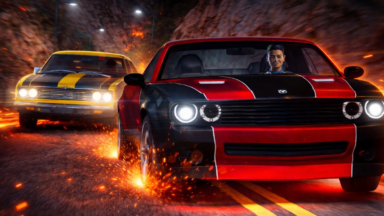 Stock Road Runner vs Angie in NFS Carbon (REDUX)