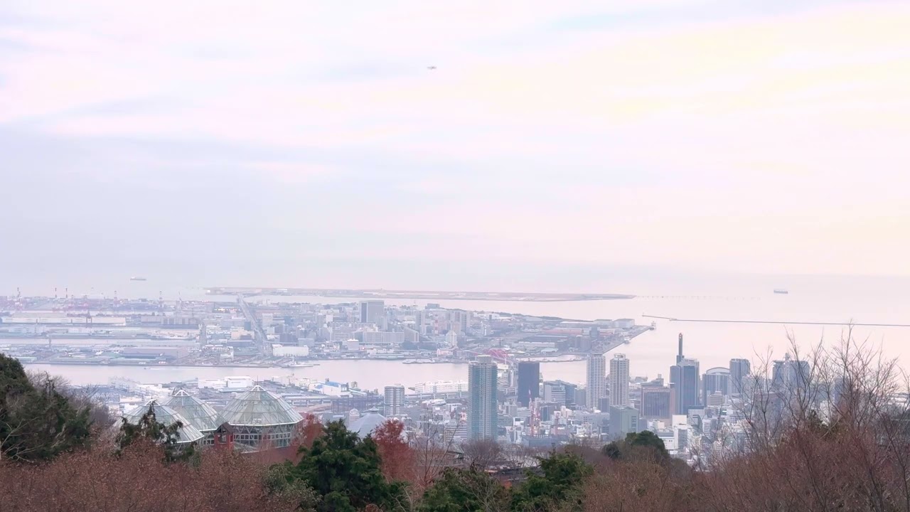 Kobe Skyline View || Japan TV Wallpaper