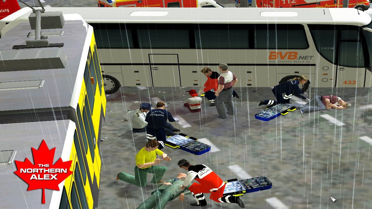 ~ Emergency 4 #724 ~ Berlin Mod ~ Tram vs  Bus  ~