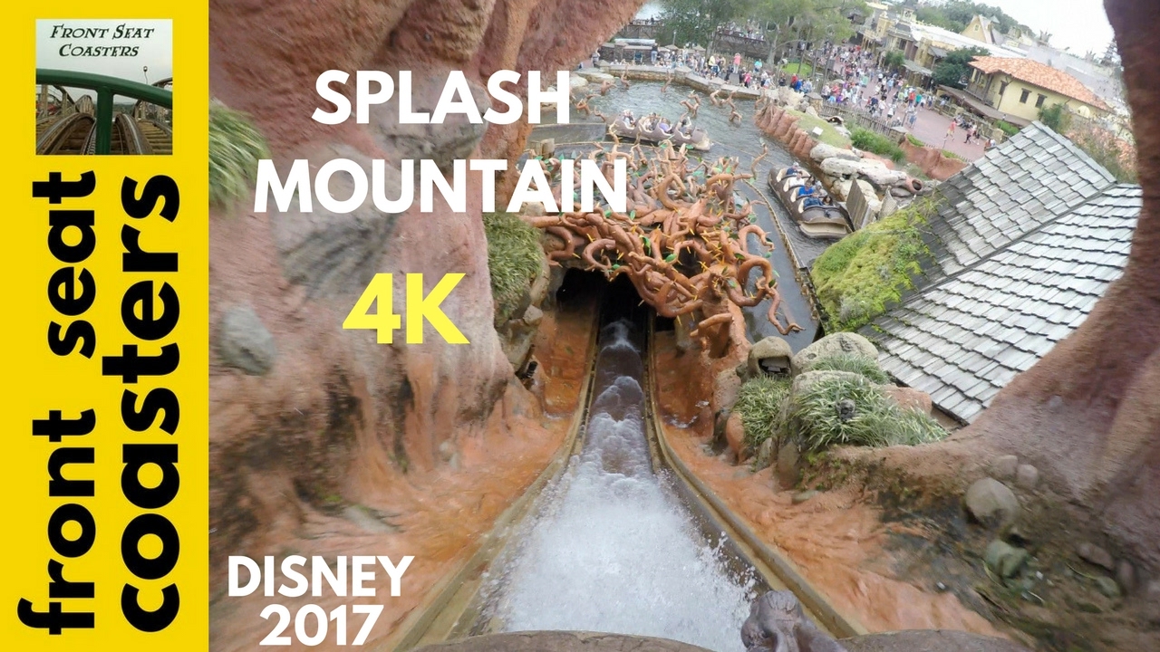 Splash Mountain POV 4K On-Ride Magic Kingdom Disney World Log Flume Front Seat 2017