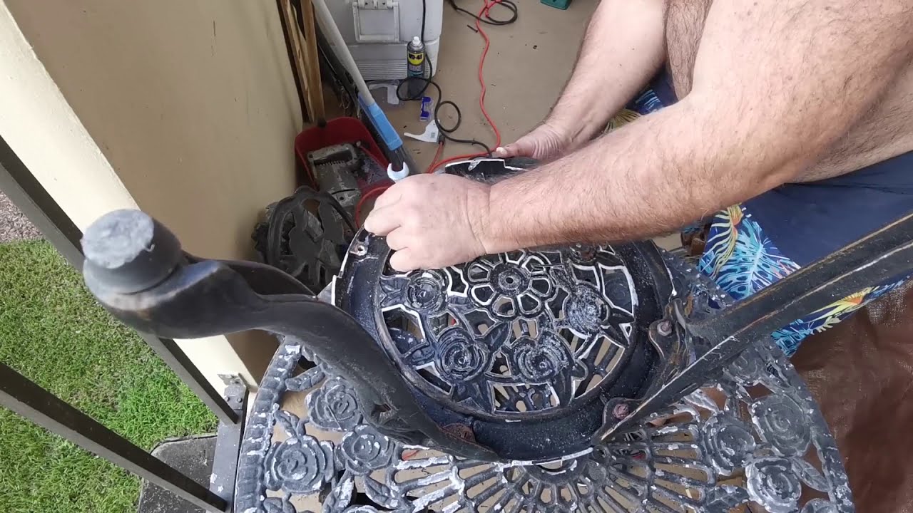 Remodelando y pintando de sillas y mesa de Aluminio para patio. Parte 1. DIY