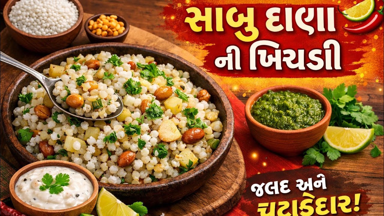  સાબુ દાણા ની ખિચડી | Upvas Special Sabudana Khichdi | AD Rasoi