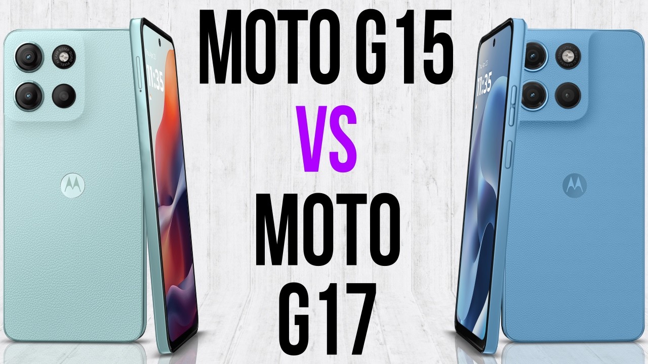 Moto G15 vs Moto G17 (Comparativo & Preços)