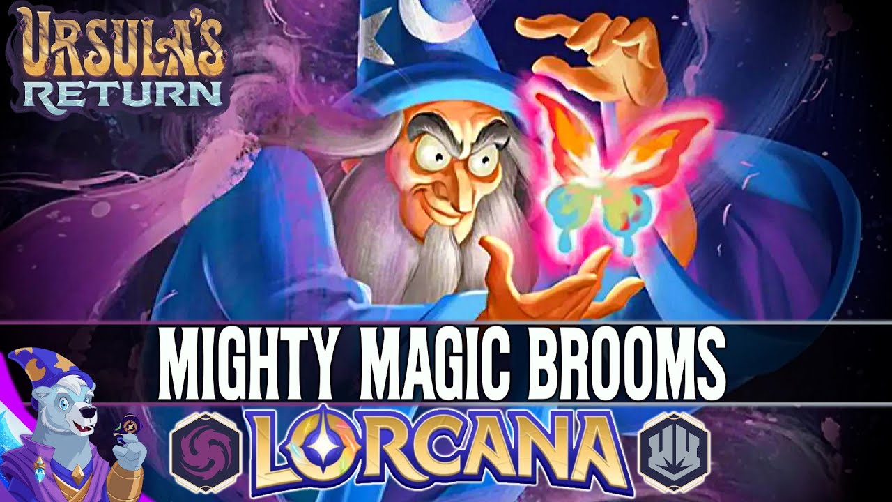 Brooms are BACK baby! Yen Sid is KING! 🟣⚪ [Disney Lorcana Gameplay]