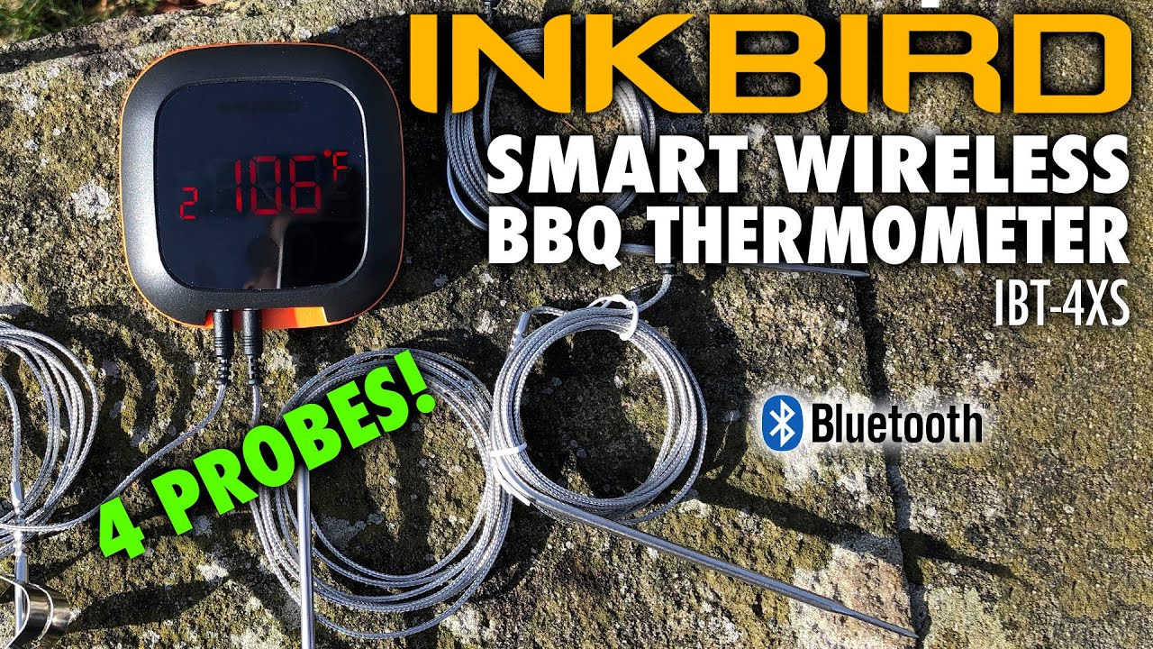 Inkbird IBT-4XS - 4 Probe Bluetooth Smart Wireless Thermometer