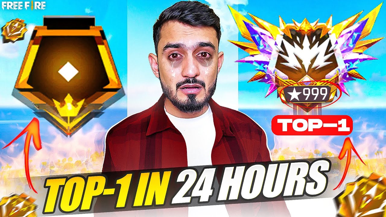 Playing Continue 24 Hour Free Fire For Top 1🥇In india और फिर 🤬😭  | CS RANKED | Hard Challenge Ep 9