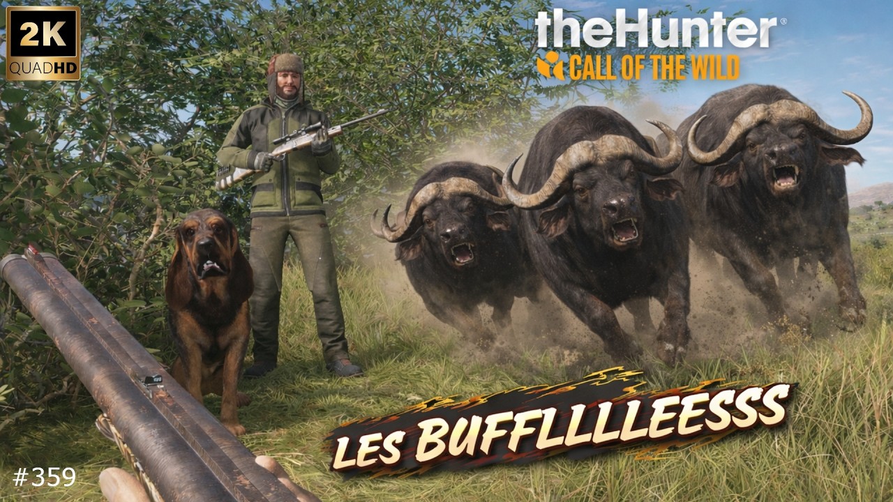 THEHUNTER CALL OF THE WILD #359 ON CHASSE LES BUFFLES ÉNERVÉS SUR VURHONGA SAVANNA ! CHASSE 2026