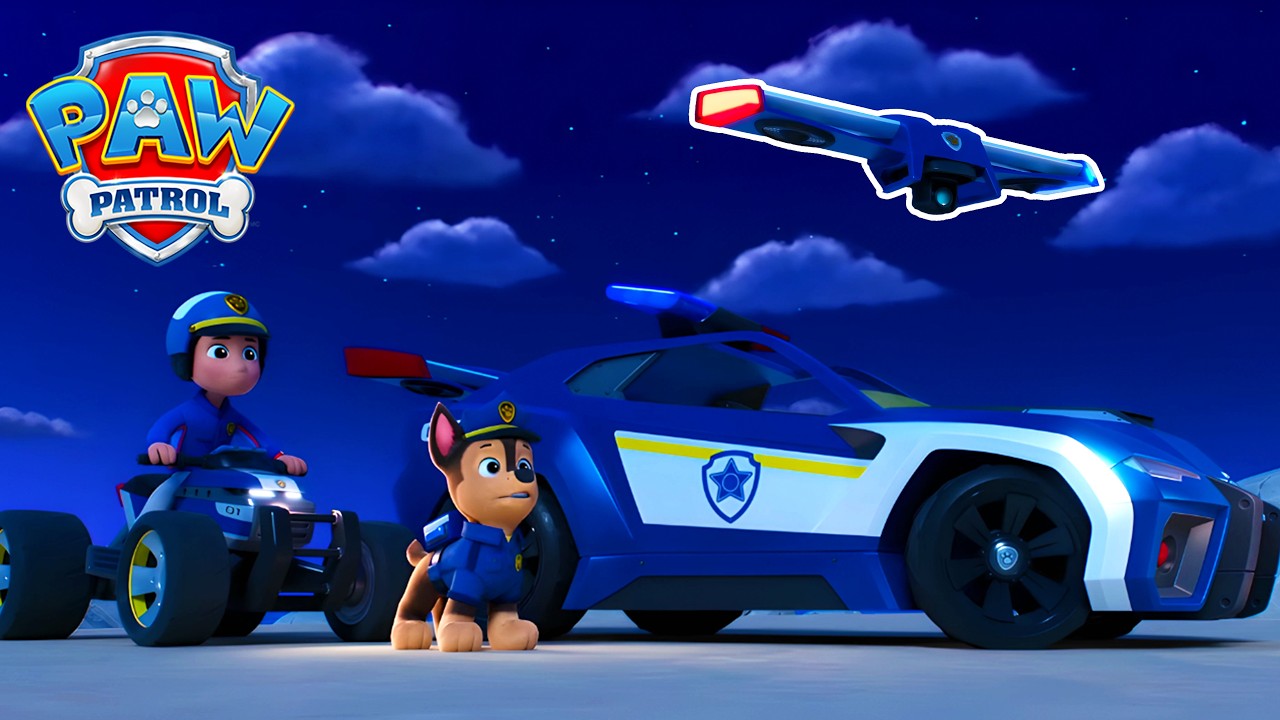 Chase's New Drone! | Paw Patrol - Ryder's Rescue Vehicles | Cartoons For Kids