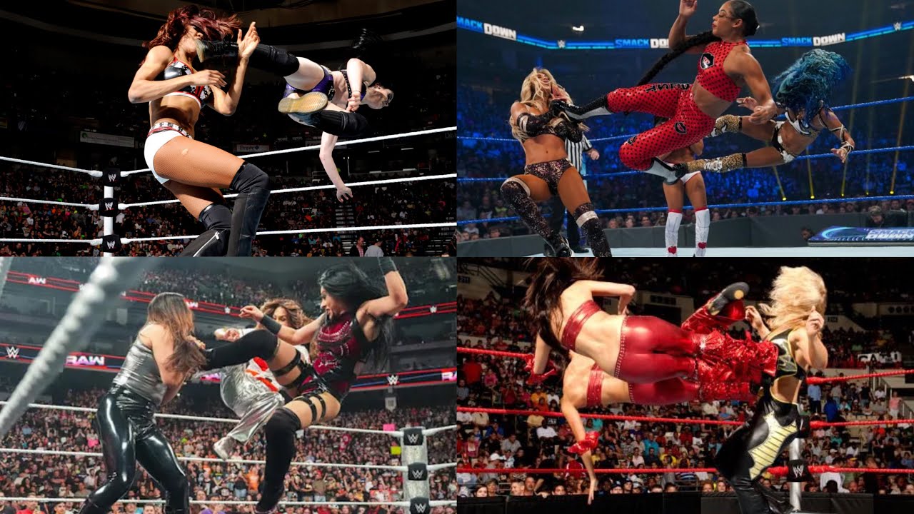 Дропкик (женский приём) в WWE