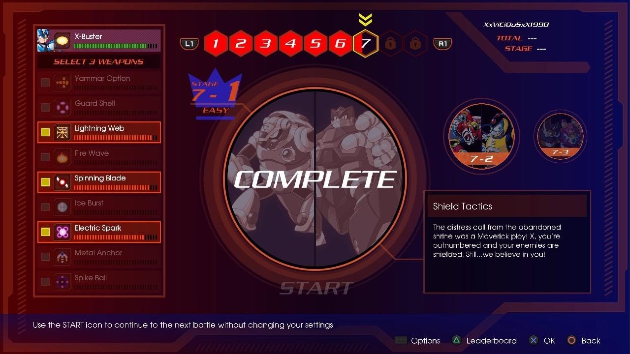 Mega Man X Legacy Collection 2_X Challenge 7