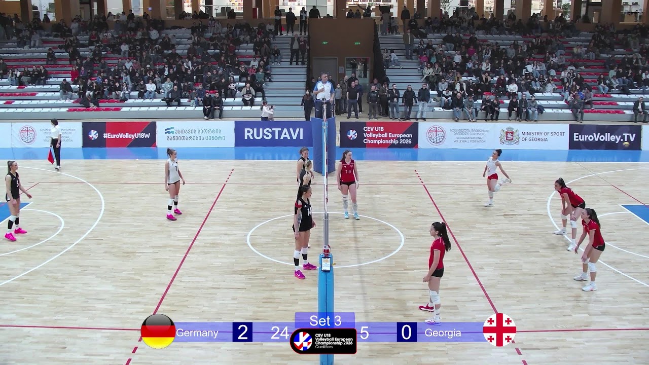 Germany - Georgia | CEV U18 Volleyball European Championship 2026 | Qualifiers