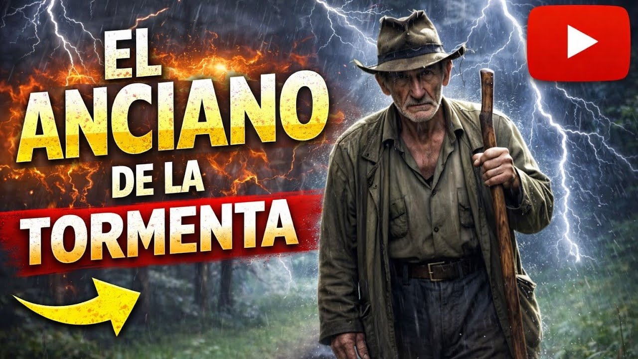 Duerme con lluvia escuchando El ANCIANO DE LA TORMENTA.#cuentosparadormir 