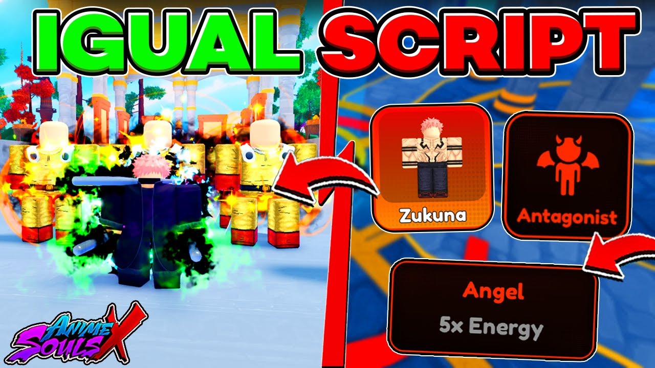 COMO FICAR FORTE IGUAL SCRIPT!! CORRE!! - ANIME SOULS X