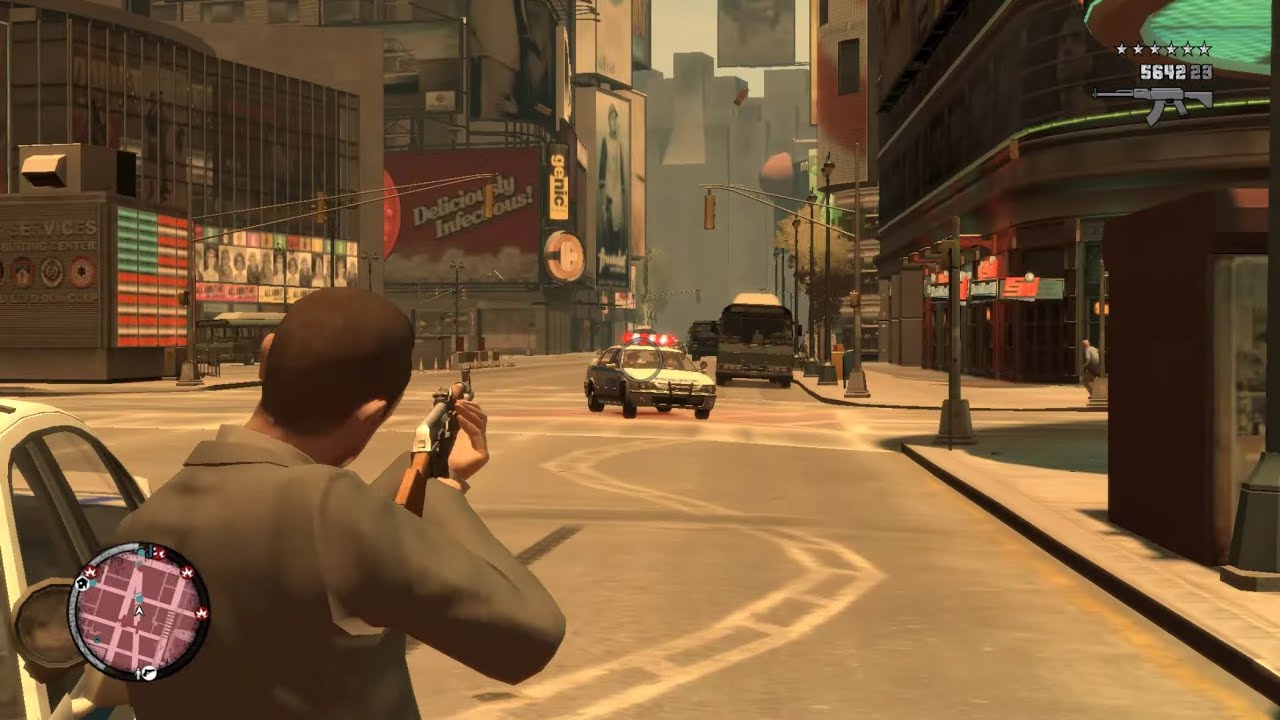 GTA 4 - Superstar Cafe Mafia Hit + Six Star Escape