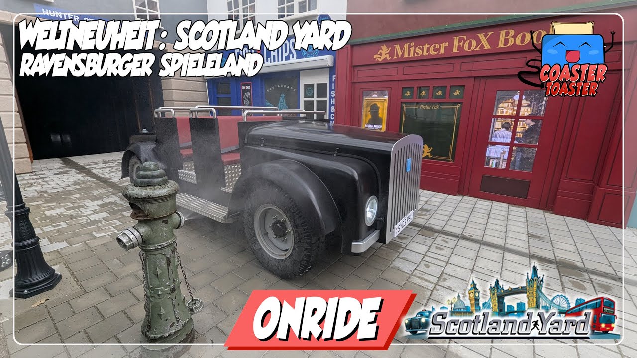 Krasse Darkride WELTNEUHEIT: Scotland Yard - Ravensburger Spieleland by Aufwind | POV