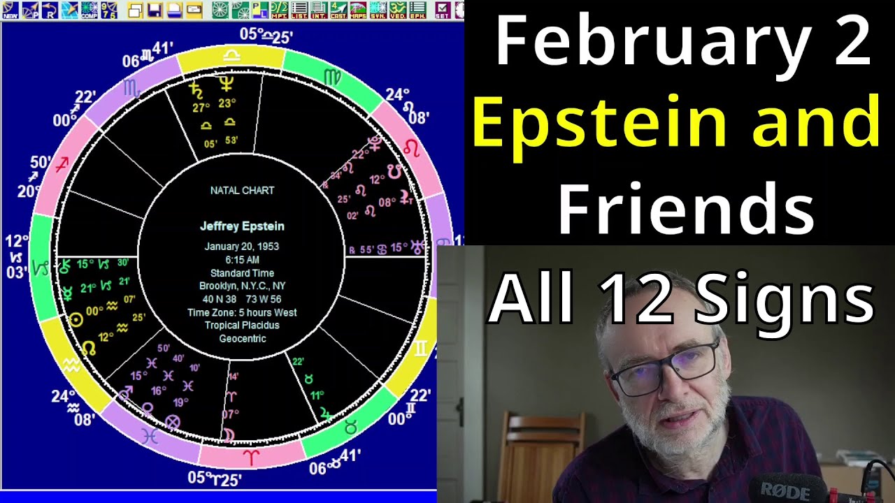 Astrology for Mon Feb 2 2026: ALL12 SIGNS, Epstein & friends