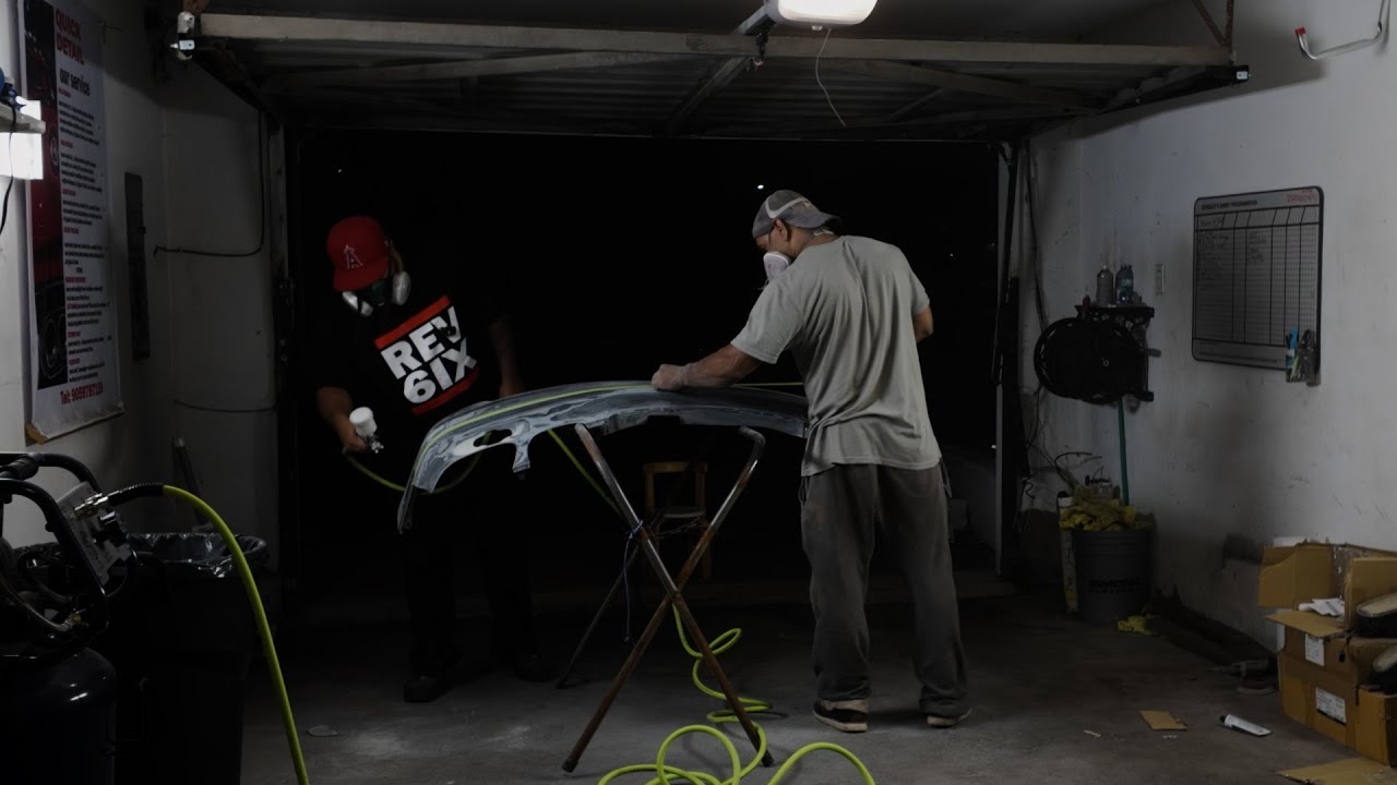 Painting The Front Bumper On My Lexus GS400
