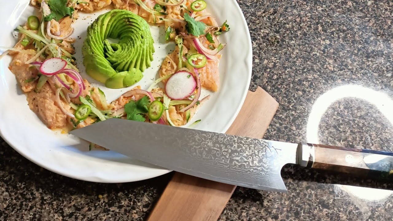 Unboxing: cuchillo kiritsuke japonés y ceviche 🔪 | SkullKitchen