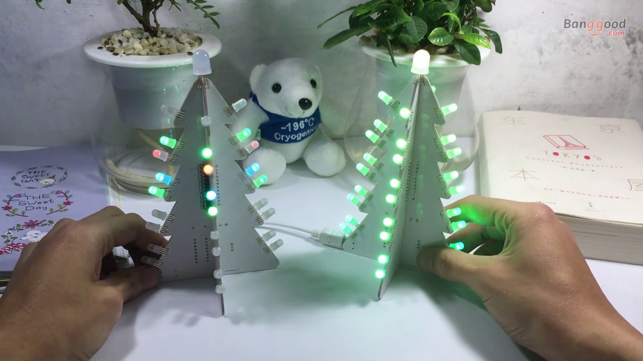 Geekcreit&reg; DIY Light Control Full Color LED Big Size Christmas Tree
