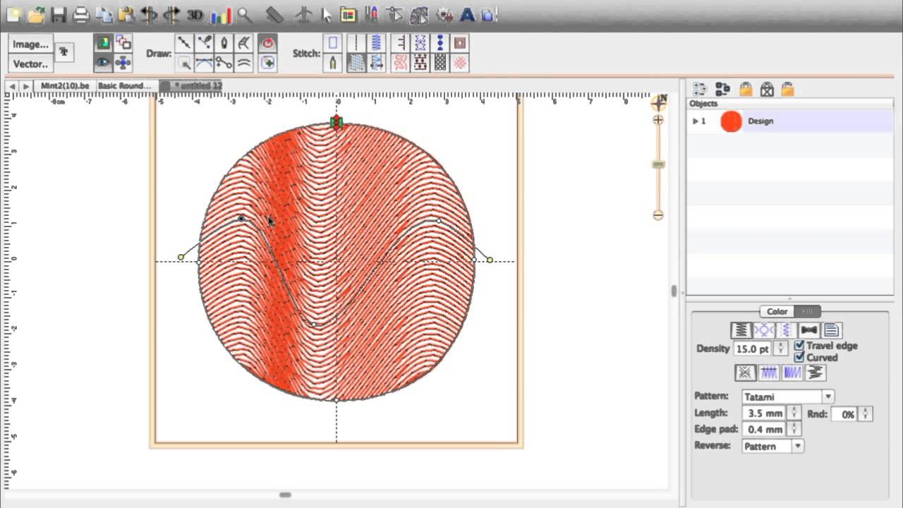 How to Create Curved Fills in Embrilliance StitchArtist 2