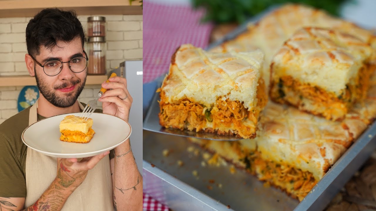 MASSA FOFINHA E RECHEIO CREMOSO | A MELHOR TORTA DE FRANGO DE LIQUIFICADOR