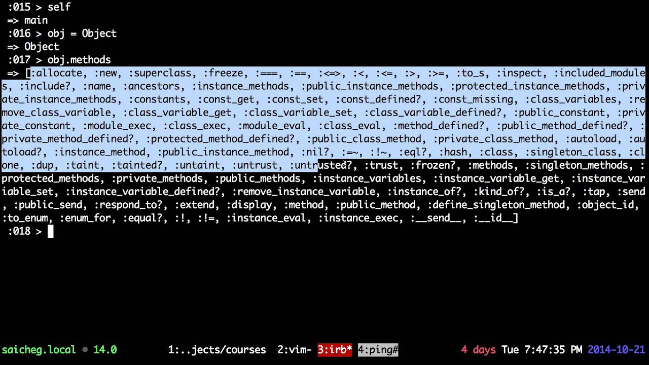 3. Ruby call-method chain. Metaprogramming. ( in Russian language )