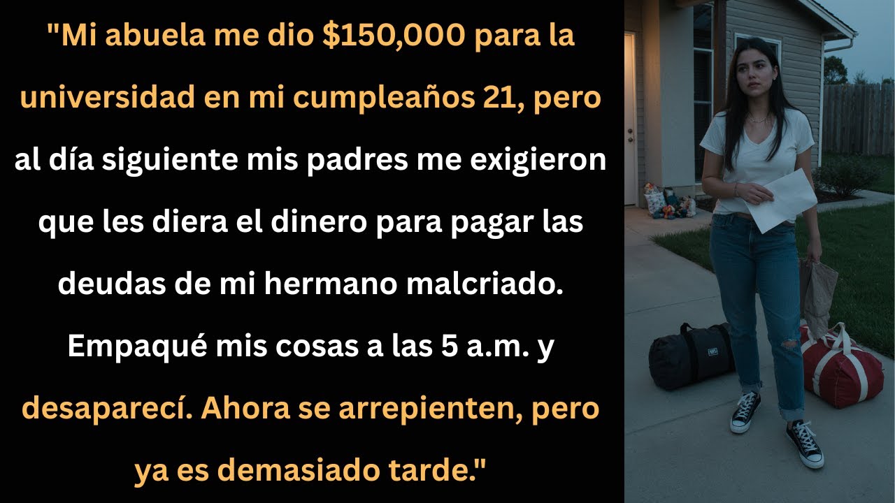 Me dieron $150,000 y al día siguiente intentaron robármelos.