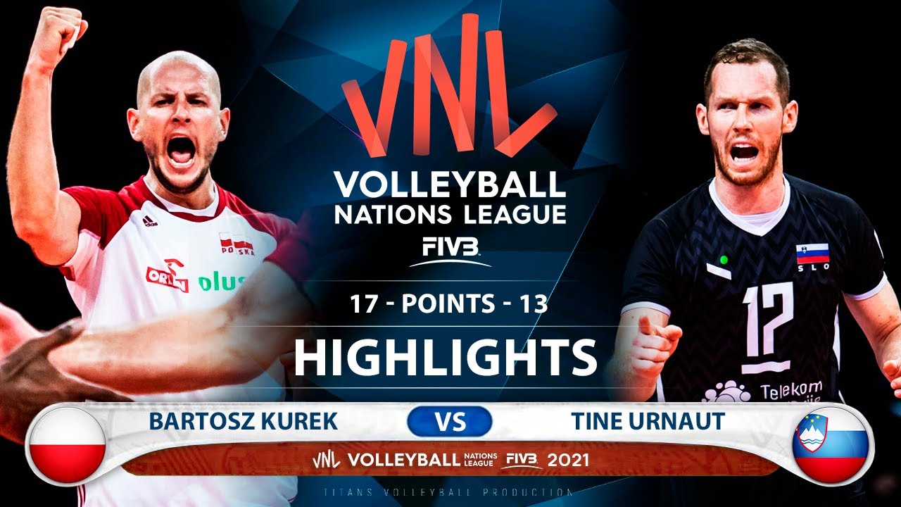 Poland vs Slovenia | VNL 2021 | Semifinal | Bartosz Kurek vs Tine Urnaut