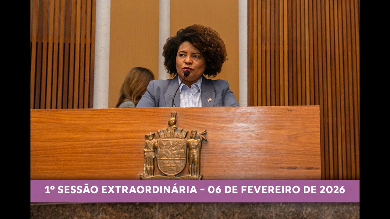1ª SESSÃO EXTRAORDINÁRIA - 06 DE FEVEREIRO DE 2026