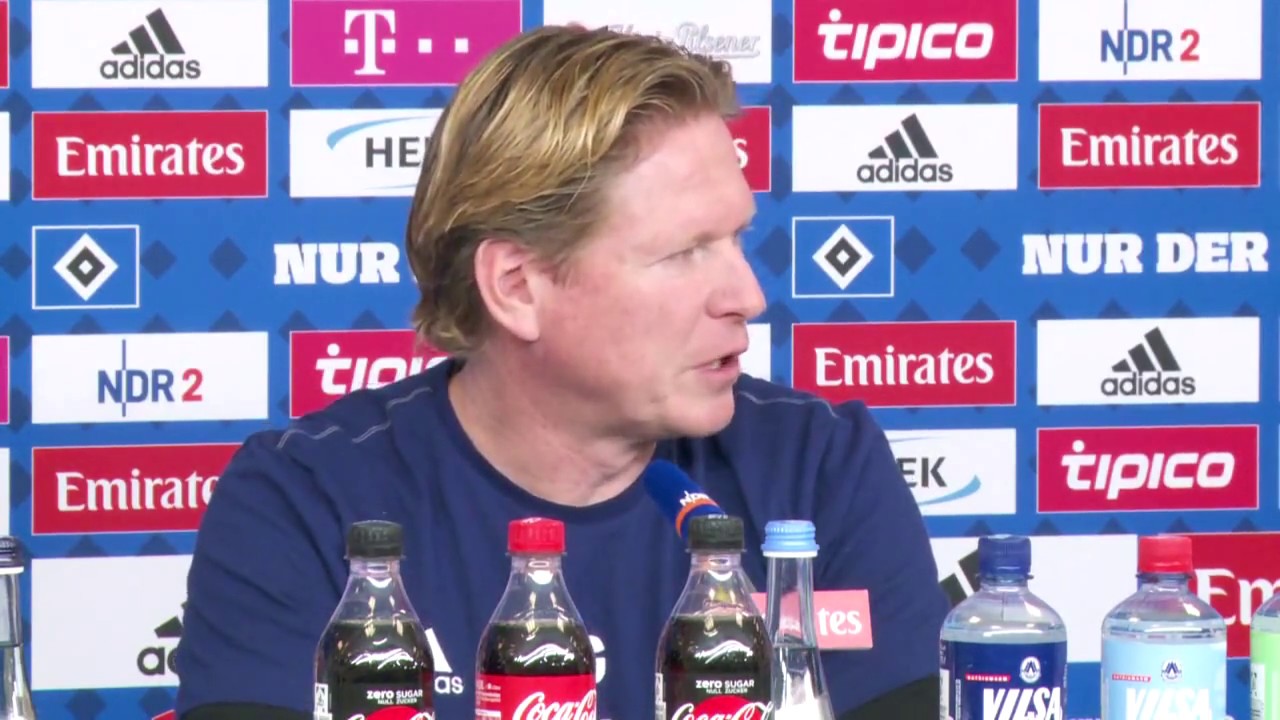 Trainer Gisdol zur Lage des HSV