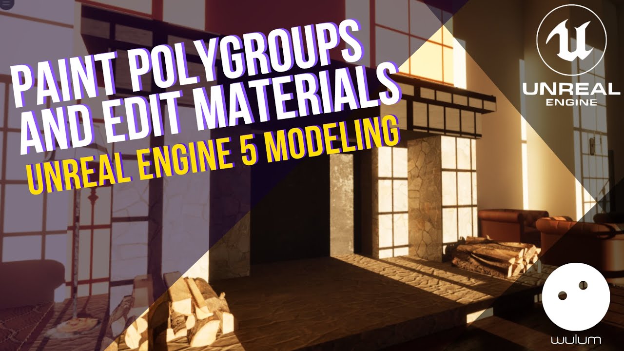 How to Paint Polygroups - Unreal Engine Modeling - UE5 Tutorial
