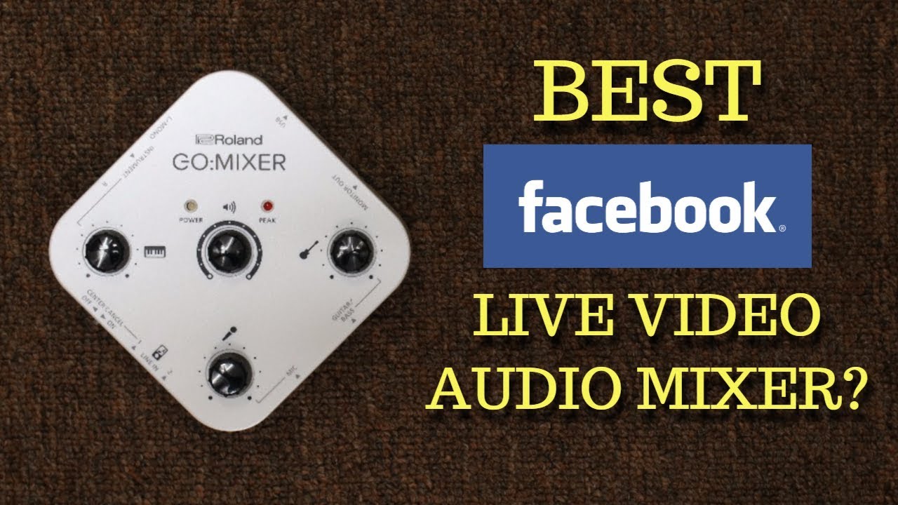 BEST MIXER FOR FACEBOOK LIVE? Roland GO:Mixer Demo for Musicians