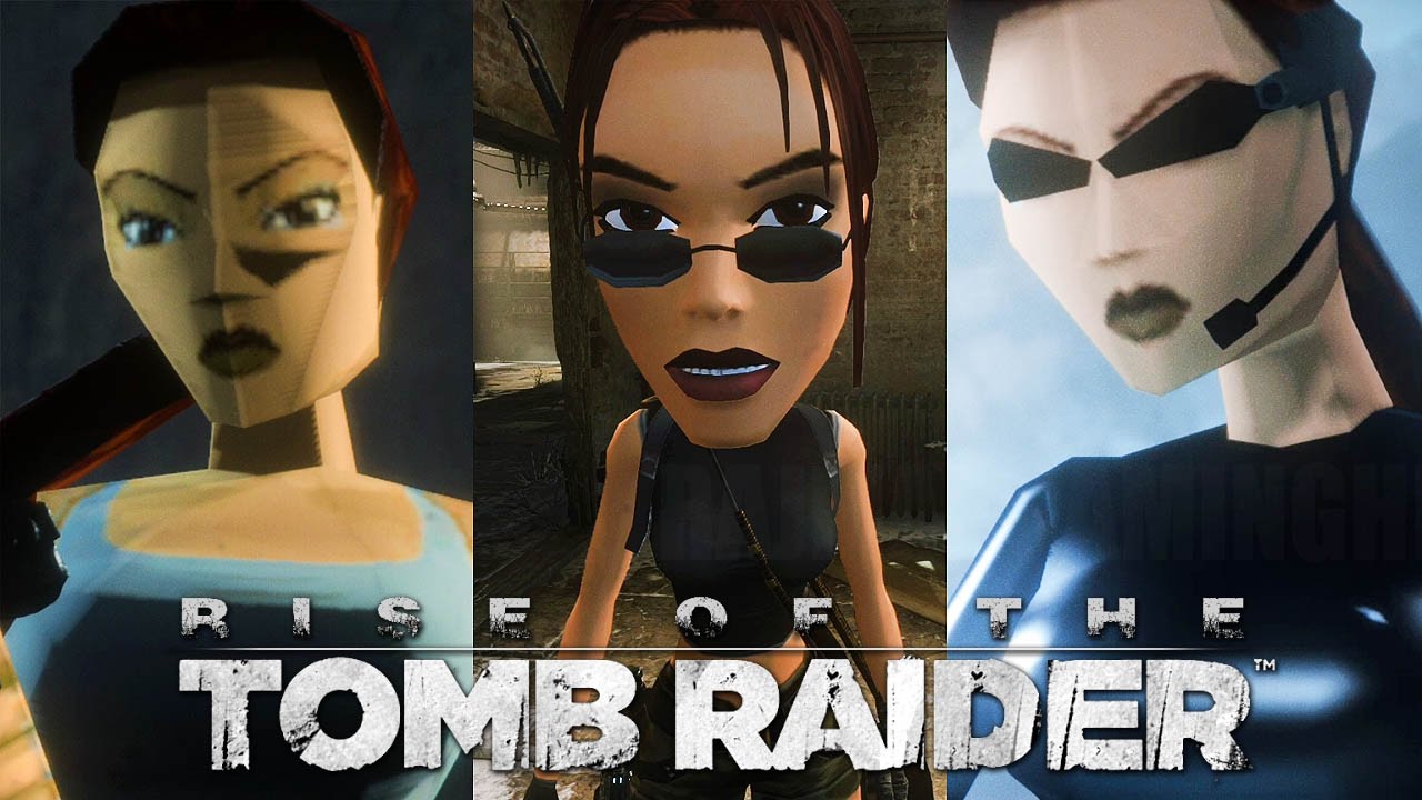 Rise of the Tomb Raider (PS4) - Classic Skins + Big Head Mode Gameplay @ 1080p HD ✔