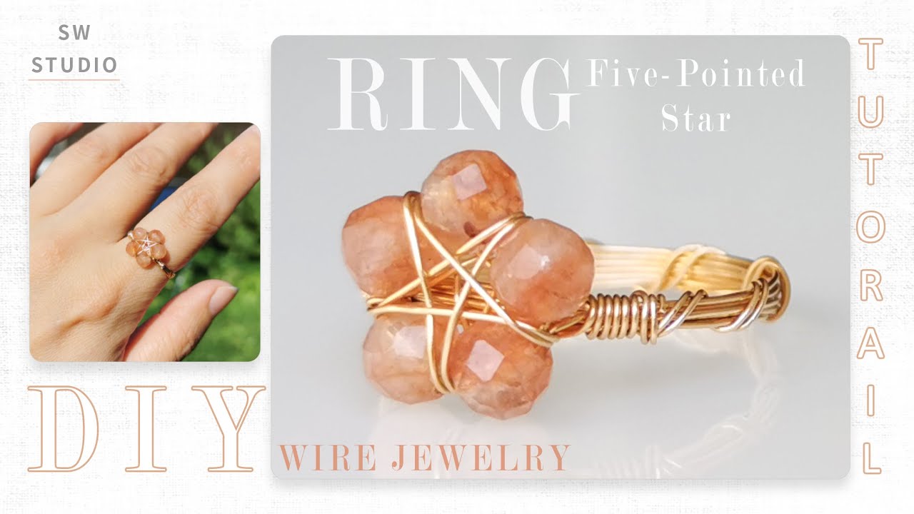 Five Pointed Star Ring/Easy Ring/DIY Ring/Wire Wrap Ring Tutorial/DIY Jewelry/How to make