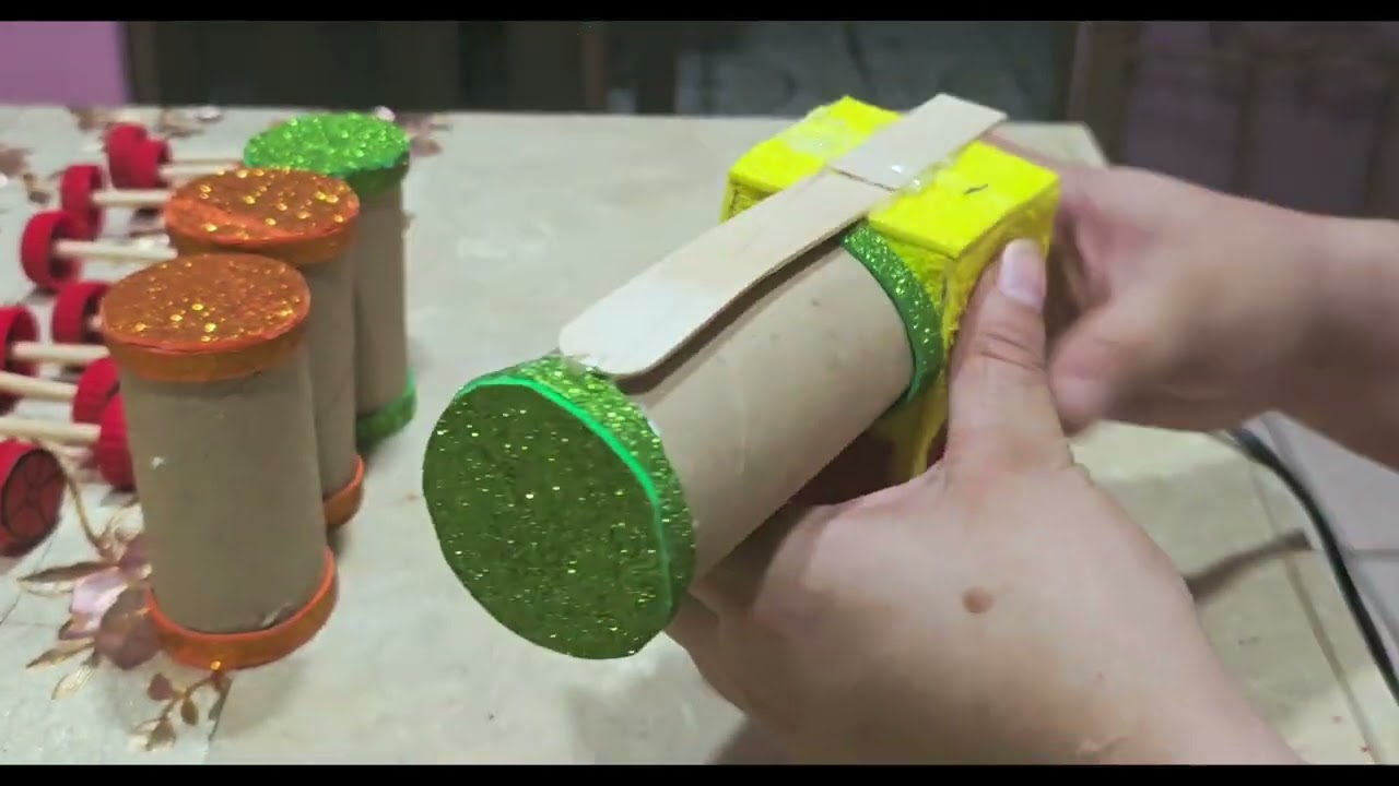 Cómo elaborar un tren con material reciclable 