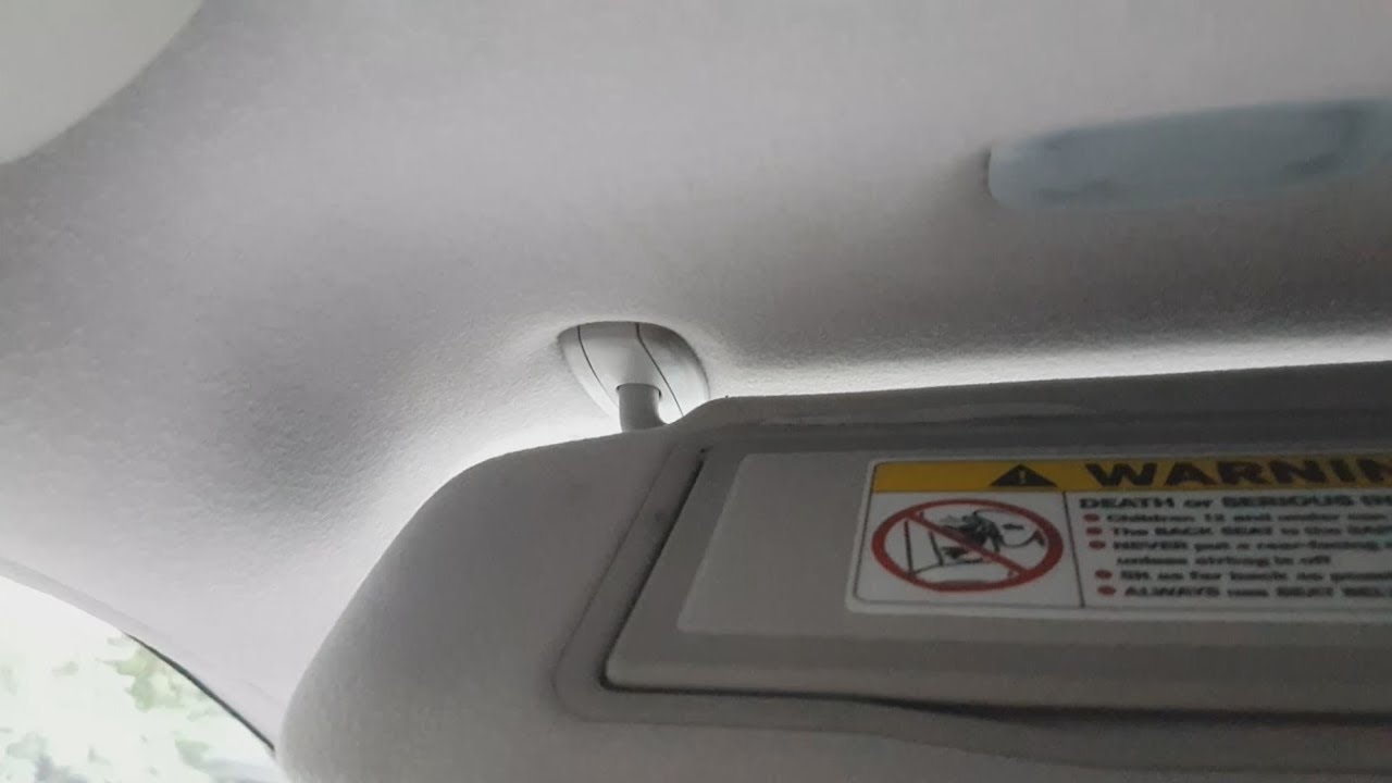 Mercedes Benz S-Class Sagging Sun Visor Easy Fix