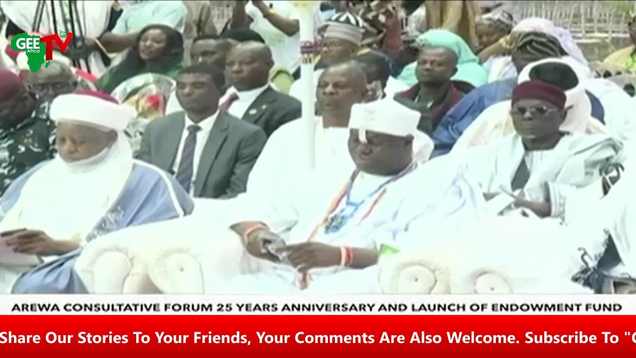 Arewa Consultative Forum 25 Years Anniversary & Launch Of Endowment Fund