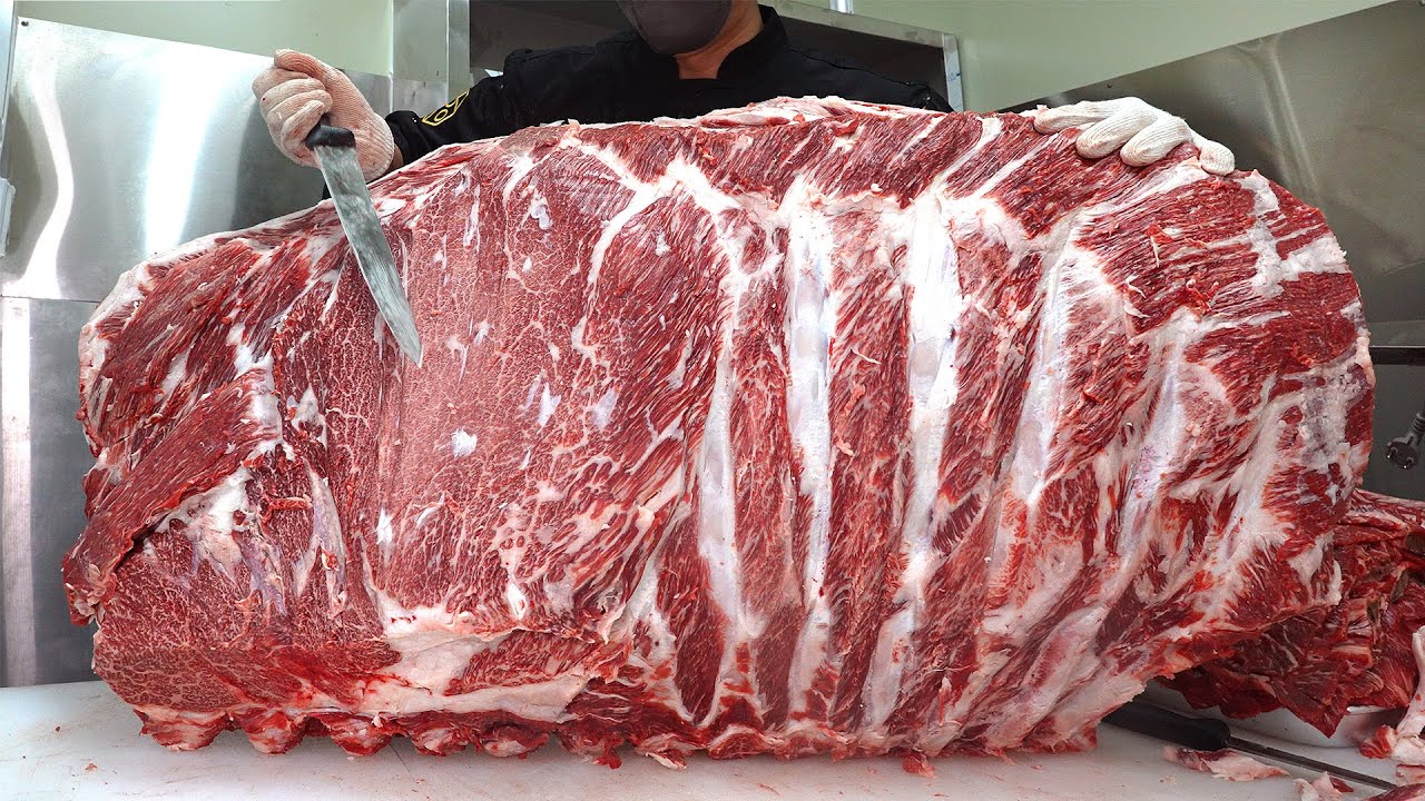 그 옛날 1945년에 만들어진 양념갈비? 간장이 1도 안들어간 77년 전통 3대째 갈빗집 ┃Marinated ribs made in 1945/Korean street food