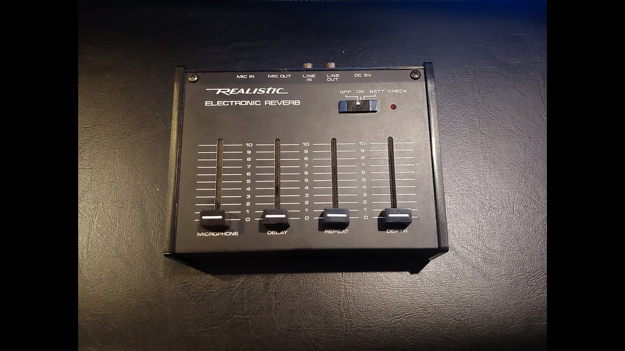 My Review of the Realistic Electronic Reverb