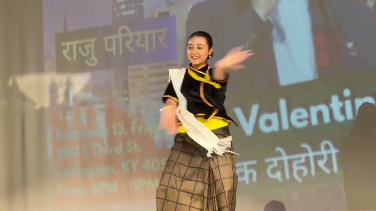 Baruni Pande Dance in Valentine Eve Program Kentucky