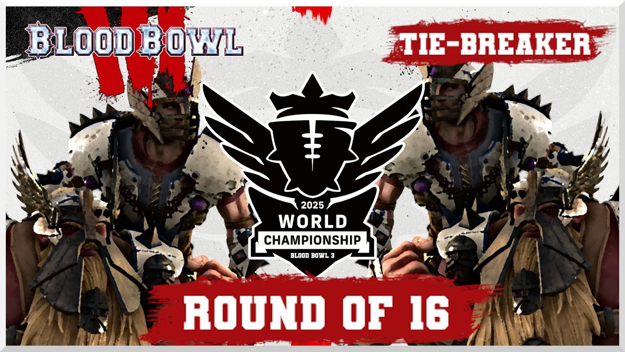 Blood Bowl 3 - World Champs '25 - Round of 16 - AndyDavo vs JLeav Tiebreaker! (Official Cast)