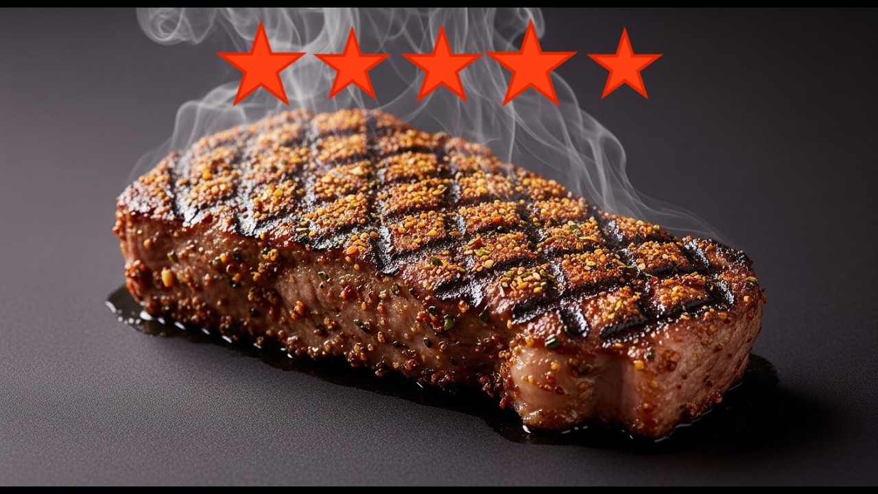 Chef Cooks a Strip Steak | Perfect Sear & Juicy Results