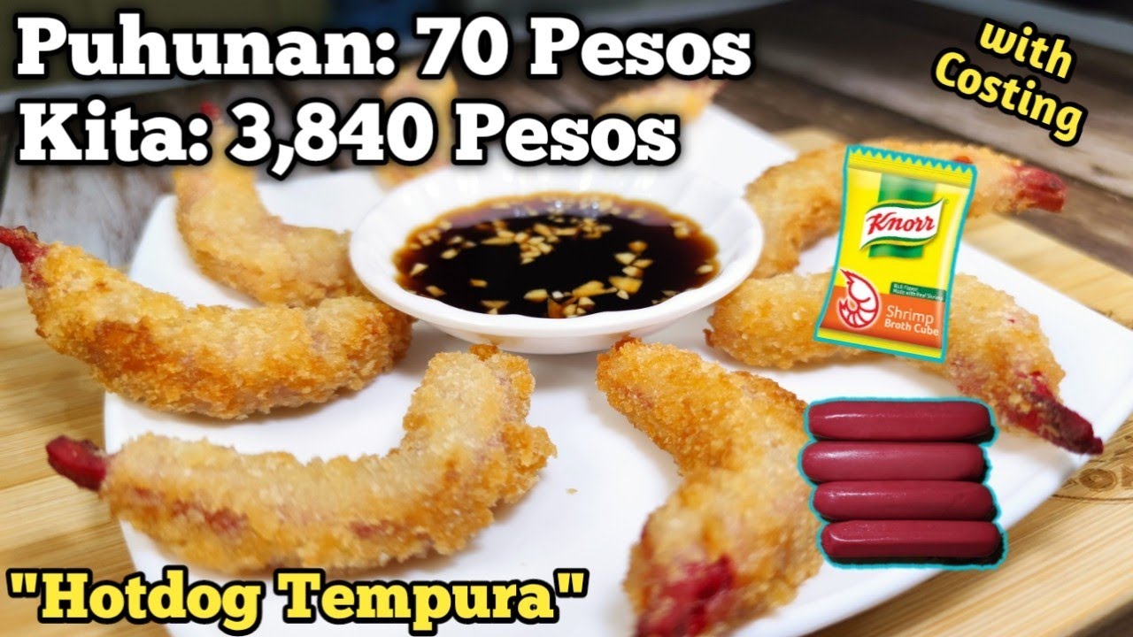 PATOK NA NEGOSYO 2021 HOTDOG TEMPURA MALAKI ANG KITA | LOKONG KUSINERO