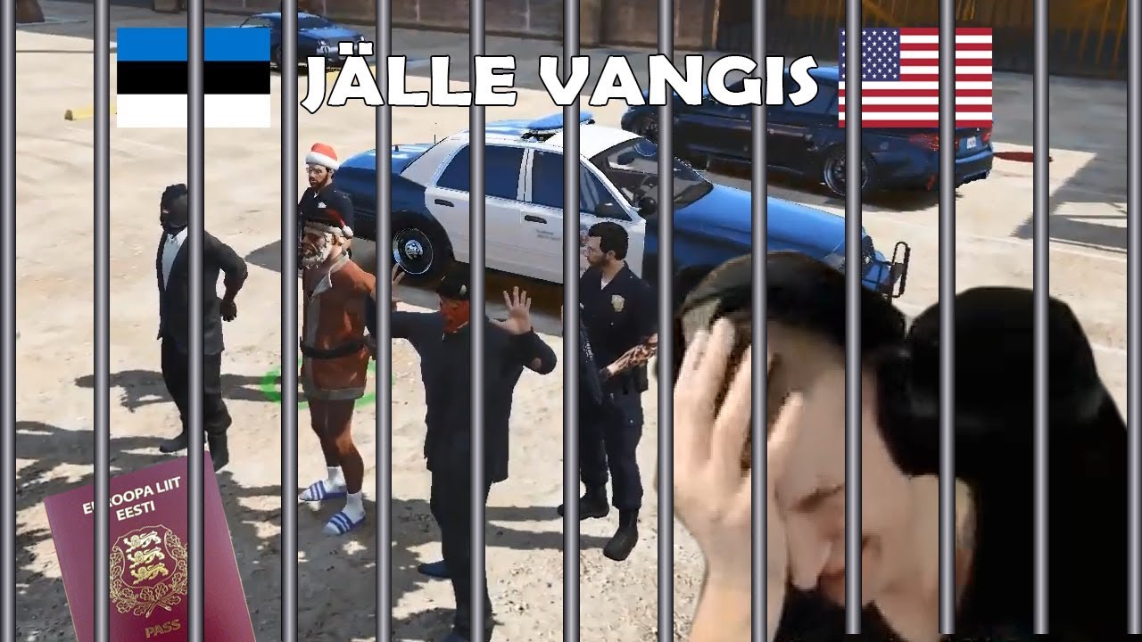 GTA V RP: Isto ja Bongo välismaal vangis