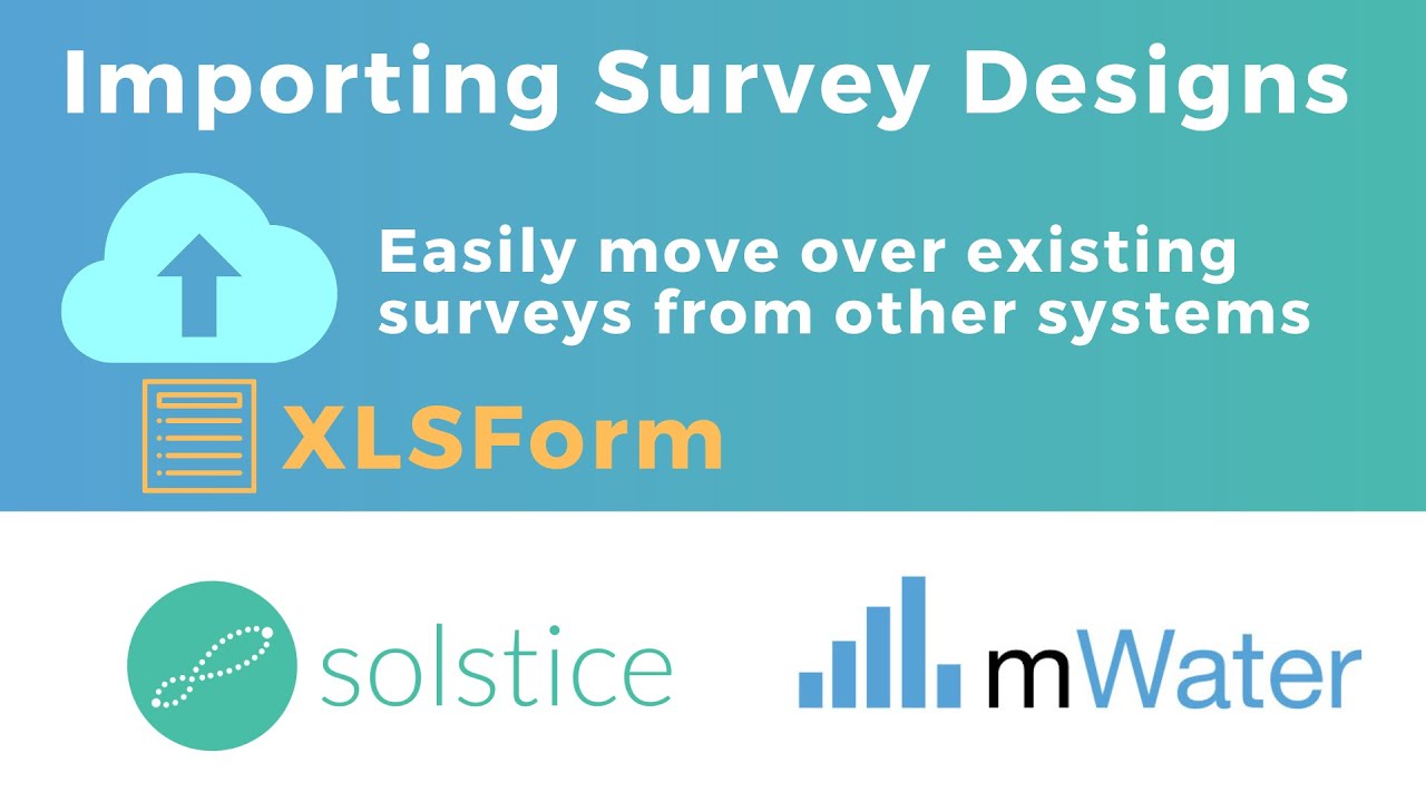 Importing Survey Designs
